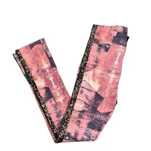 One Teaspoon Printed Skinny Stretchy Jegging Pant(Size Small)
